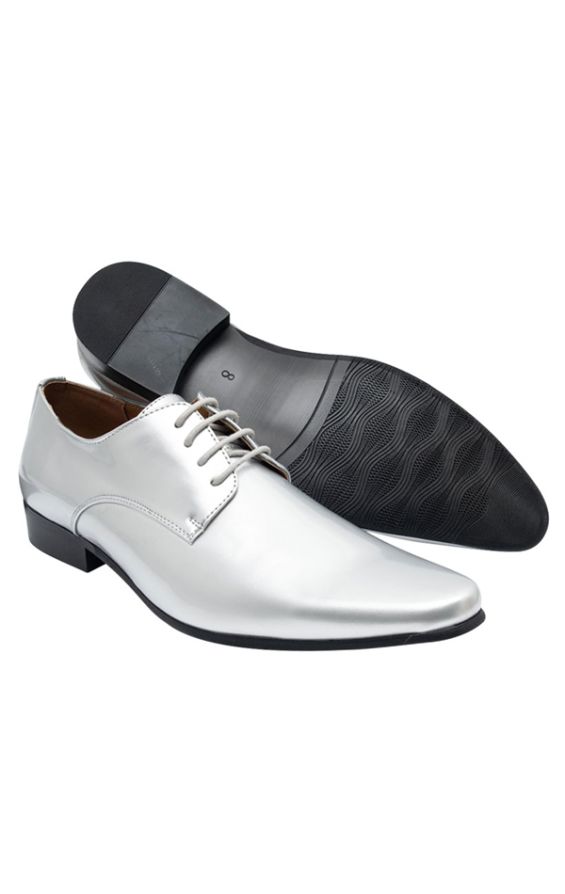 Gray and sale white dress shoes