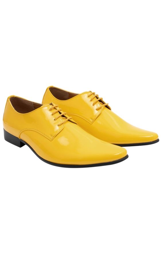 Yellow prom shoes cheap for men