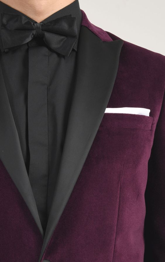 dark purple velvet jacket