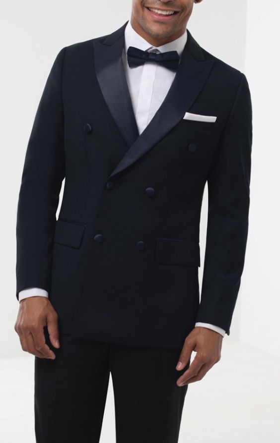 Dobell Navy Blue Velvet Jacket