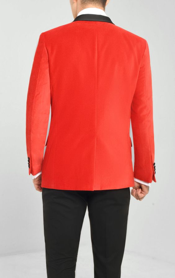 Dobell Red Velvet Tuxedo Jacket With Contrast Shawl Lapel Dobell 