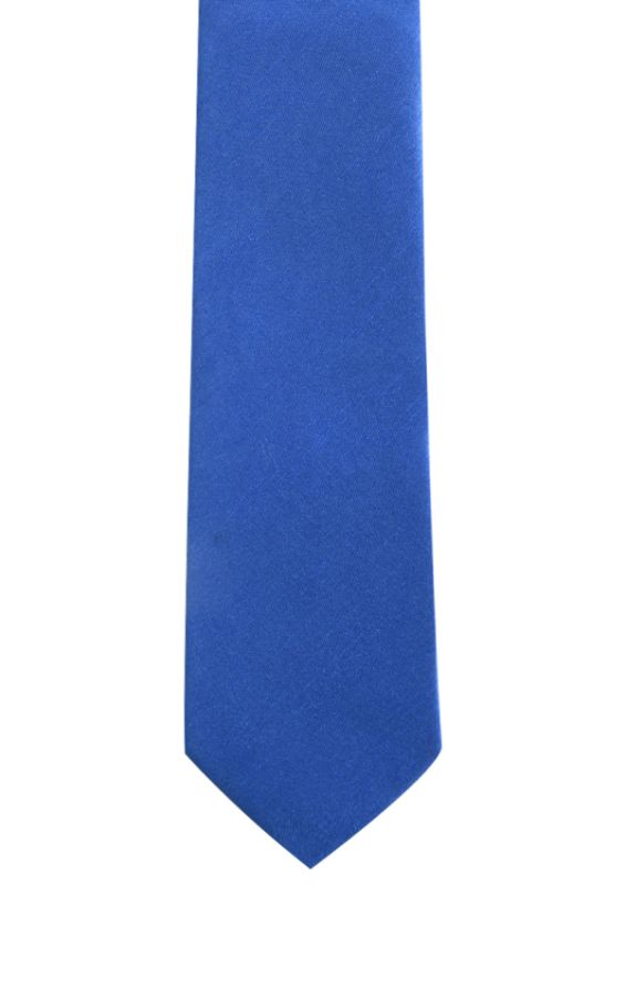 Dobell Royal Blue Dupion Tie | Dobell