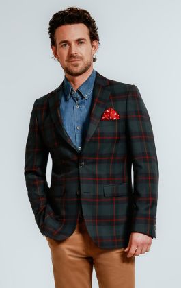 Green tartan clearance jacket mens