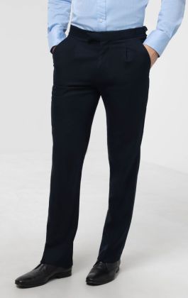 Dobell Dark Blue Suit Pants