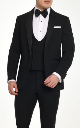 Dobell Cream Linen Suit