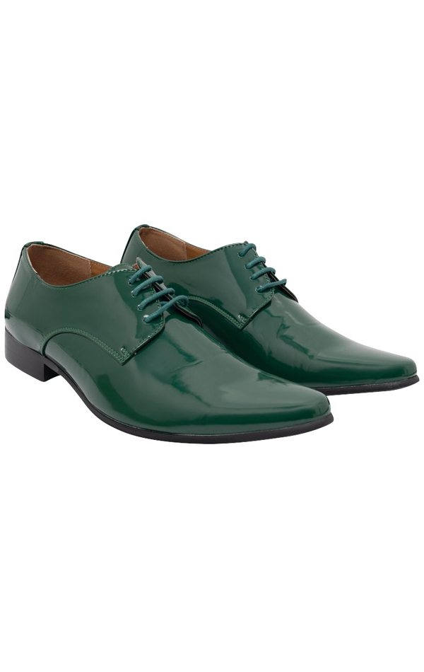 Green and white deals dress shoes