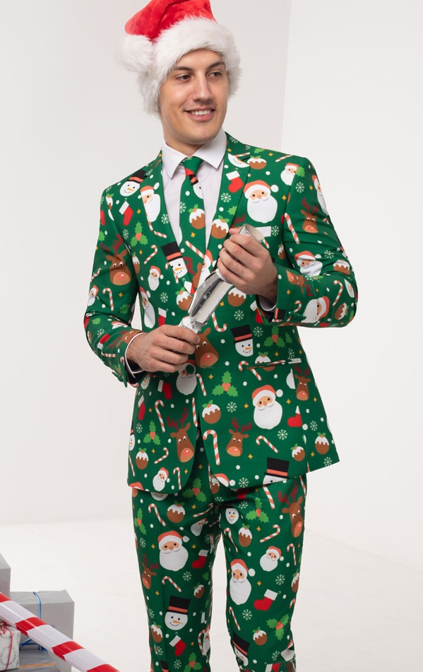 santa blazer suit