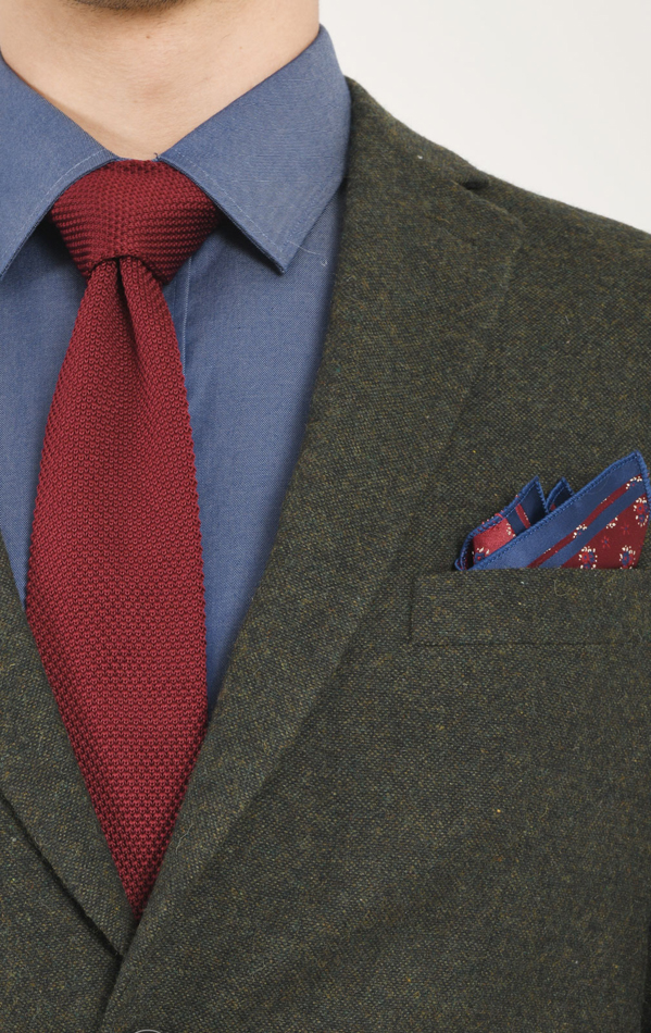 Green donegal deals tweed suit