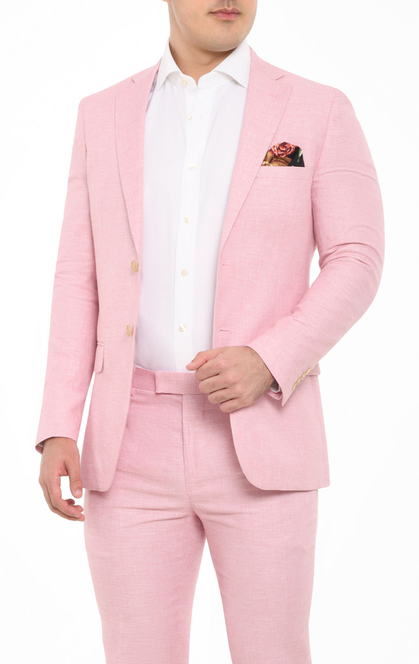 tea pink pant coat